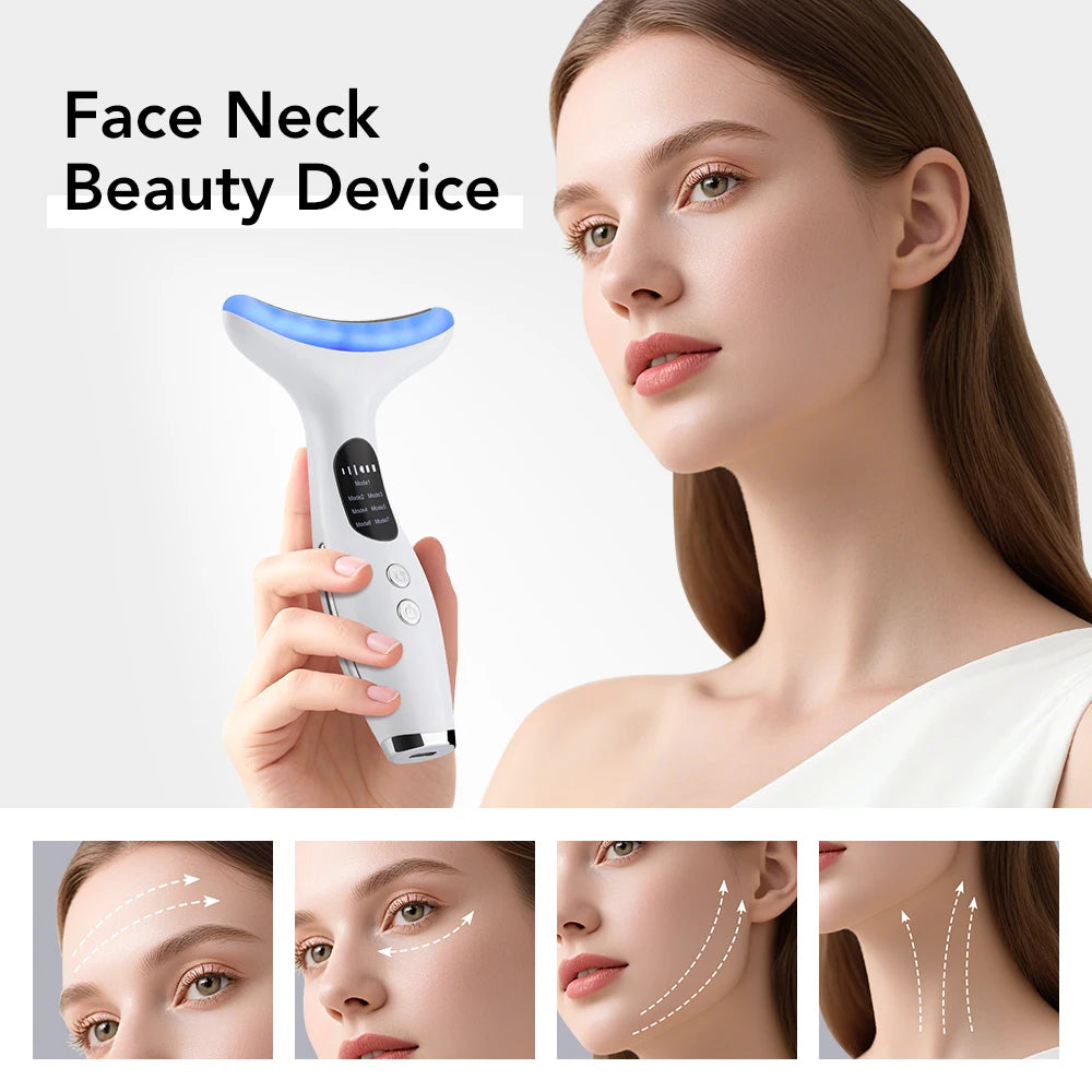 LED Neck & Face Lifting Device (EMS)
