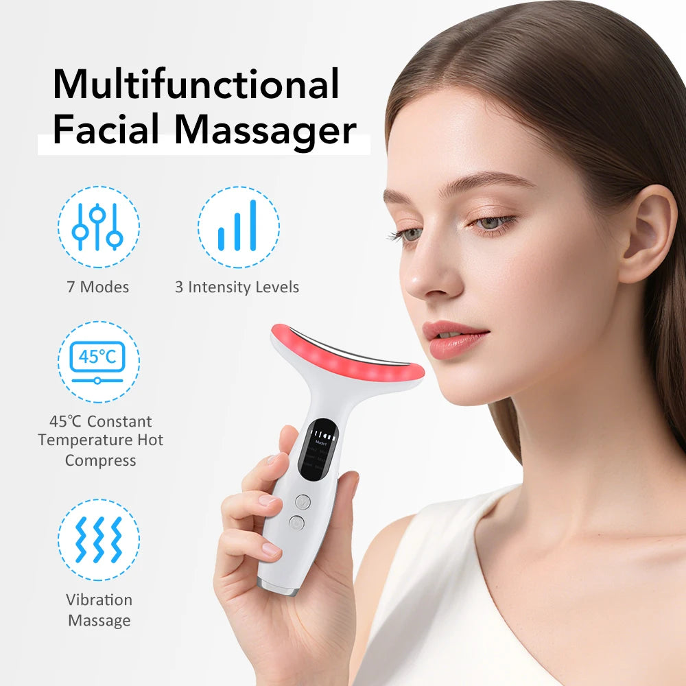 LED Neck & Face Lifting Device (EMS)
