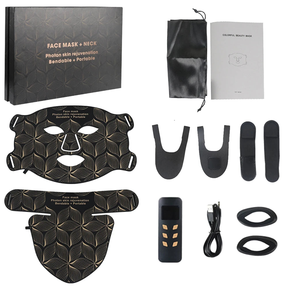 LED Face & Neck Mask - 8-Colour + Near-Infrared