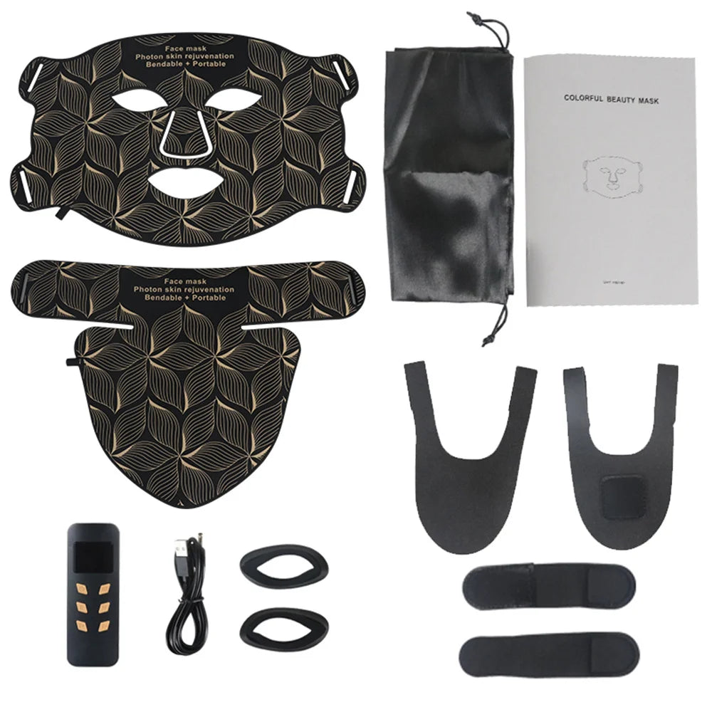 LED Face & Neck Mask - 8-Colour + Near-Infrared