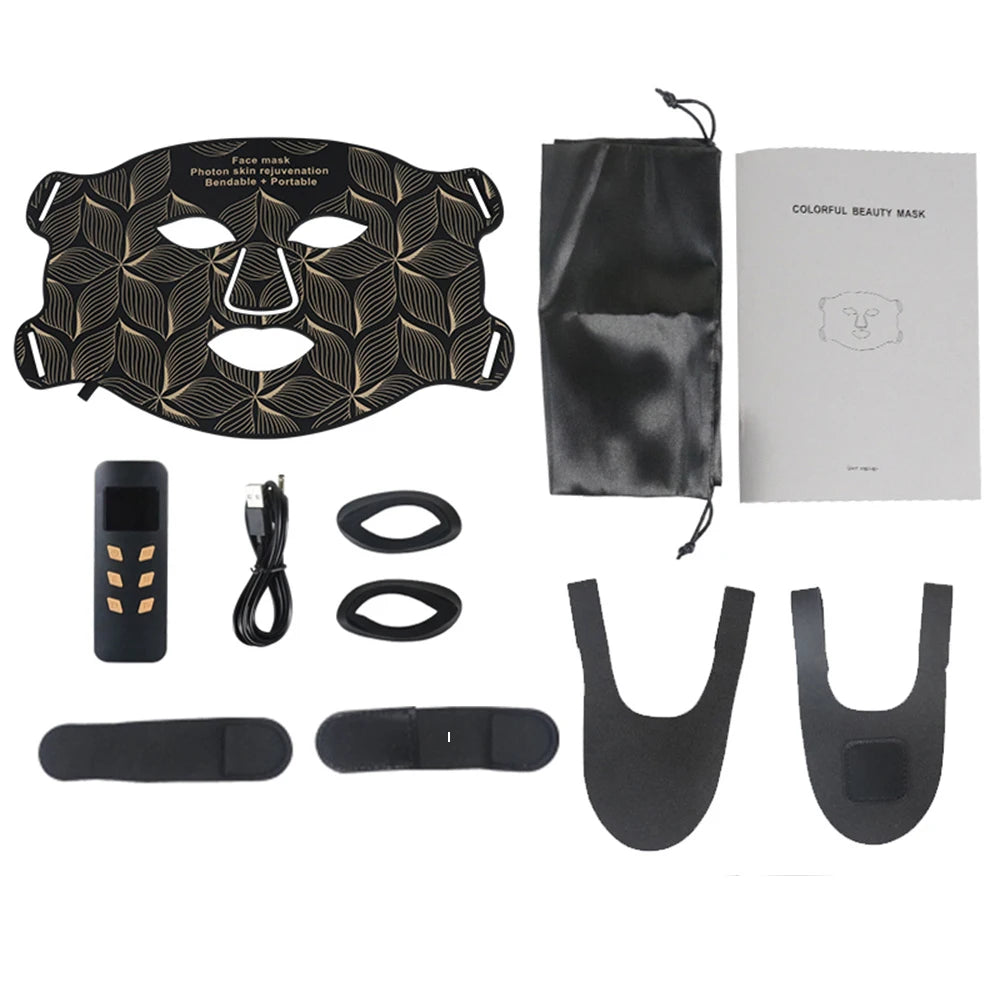 LED Face & Neck Mask - 8-Colour + Near-Infrared