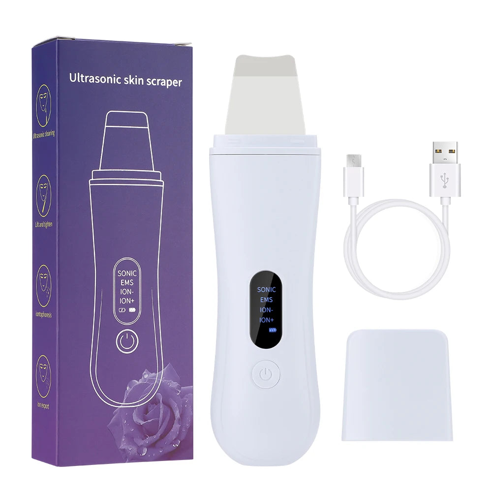 Ultrasonic Skin Scrubber & Microcurrent Pore Cleaner